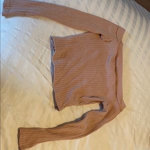 Off the shoulder shirt